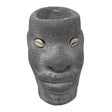 Elegua head statue, 6 inches, cowrie shell detailing