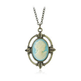Elena Gilbert style Blue Stone choker necklace for fan fashion, cosplay costumes, and dressy accessory use.