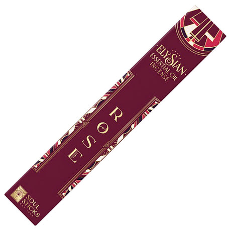 ElySian rose essential oil incense sticks, 10-pack