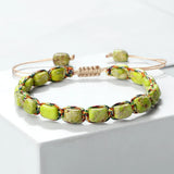 Emperor Stone spiritual chakra bracelet for prayer, energy balancing, and holistic jewelry wear.