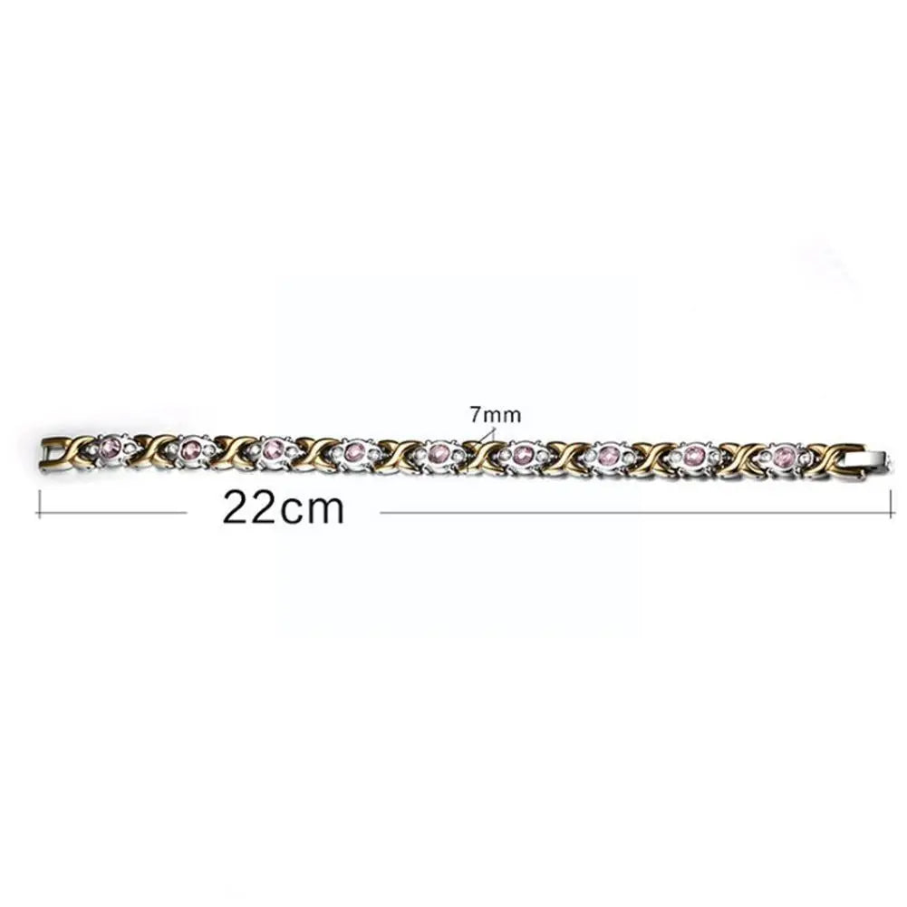 Energy Balance Magnetic Twisted Bangle bracelet for daily wrist wear, stylish accessorizing, and wellness-inspired use.