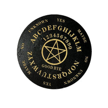 Engraved Wooden Pendulum Divination Board for pendulum communication, spiritual practice, and intuitive readings.