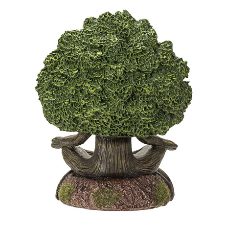ENT tree backflow incense burner for burning incense cones during mindfulness practice, aromatherapy, and home relaxation.