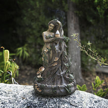ENT Tree Lady backflow incense burner, detail view