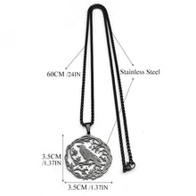 EREBUS black pendant with raven design for symbolic styling, spiritual outfit pairing, and personal jewelry wear.