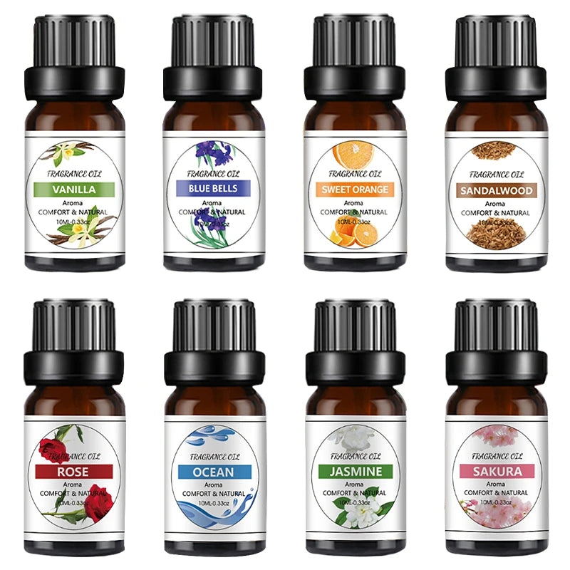 Car & Home Essential Oil Air Freshener 10ml oil bottle for deodorizing small spaces, enhancing ambience, and convenient fragrance use.