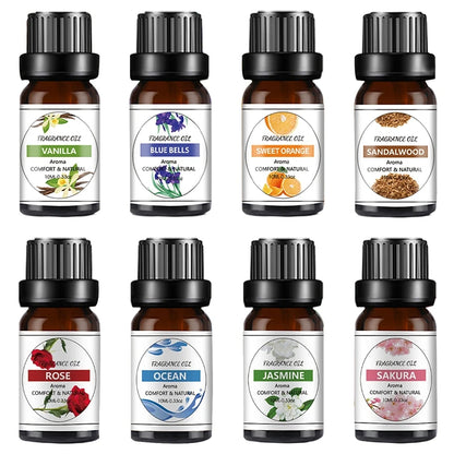 Car & Home Essential Oil Air Freshener 10ml oil bottle for deodorizing small spaces, enhancing ambience, and convenient fragrance use.