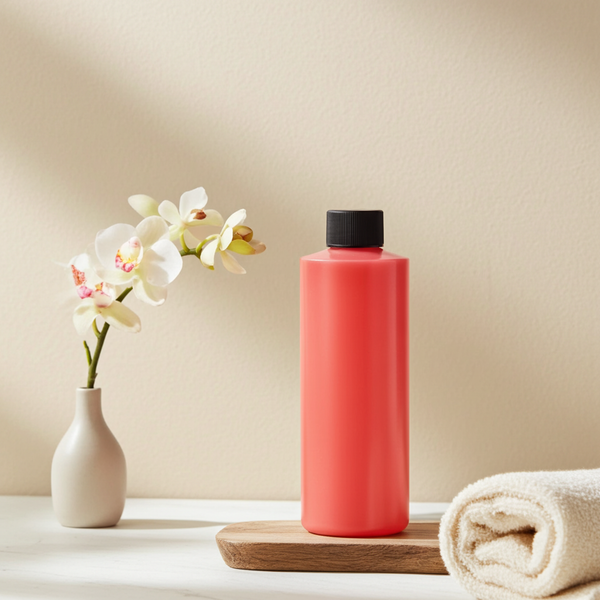 Eucalyptus Body Oil 1 Lb bottle for invigorating aromatherapy, post-shower skin moisturizing, and professional massage.