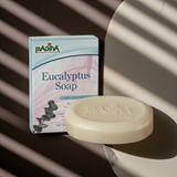 Madina Eucalyptus Stress Relief soap bar for soothing skin cleansing, calming bath use, and daily self-care.