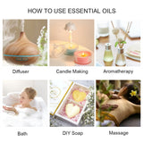 EUQEE 10ml essential oil dropper bottle with natural plant extract for diffuser use, relaxation, and scented spaces.