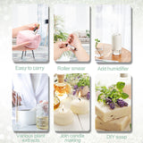 EUQEE Coconut Vanilla Angel perfume oil roller bottle for handbag carry, quick application, and daily fragrance wear.