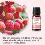 EUQEE fruity fragrance blend oil bottle for room fragrance, diffuser application, and scented ambiance.