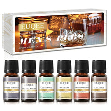 EUQEE home fragrance oil gift set bottles for diffusers, seasonal scenting, and cozy atmosphere enhancement.