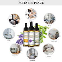 EUQEE pure essential oil with dropper in a 10ml bottle for aromatherapy, air freshening, and calming scent use.