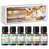 EUQEE scented fragrance oil 6-pack bottles for diffusers, room fragrance, and daily home aromatherapy use.