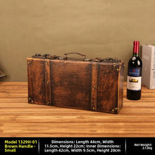 European vintage solid wood organizer case for storing jewelry, sewing materials, and tabletop essentials.