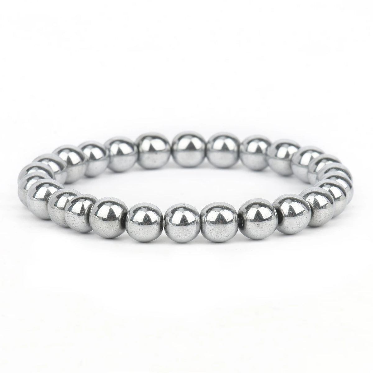Everyday unisex Magnetic Hematite jewelry bracelet for casual use, daily wristwear, and simple stacked bracelet styling.