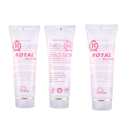 Facial Moisturizing Cream and Body Slimming Lifting Massage Gel full product set on white background.