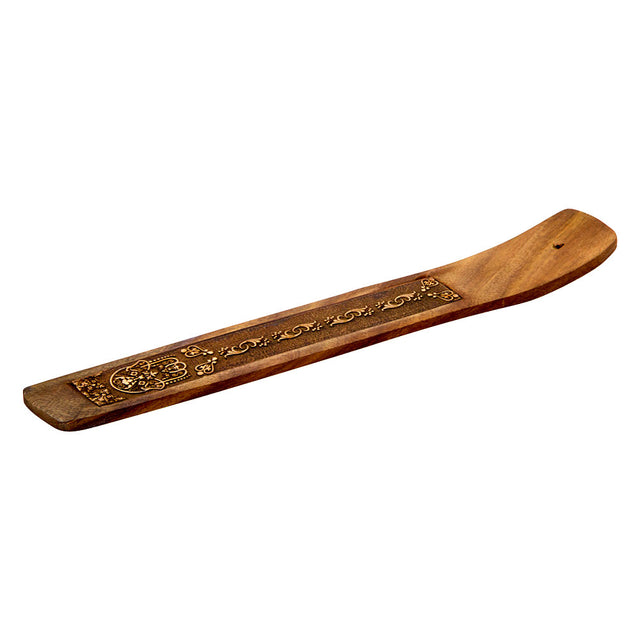 Fatima Hand laser etched wood incense burner ash catcher
