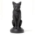 Faust's Familiar black cat candlestick holder, front view
