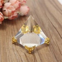 Feng Shui Egyptian Healing Pyramid for meditation, energy healing, and home décor.