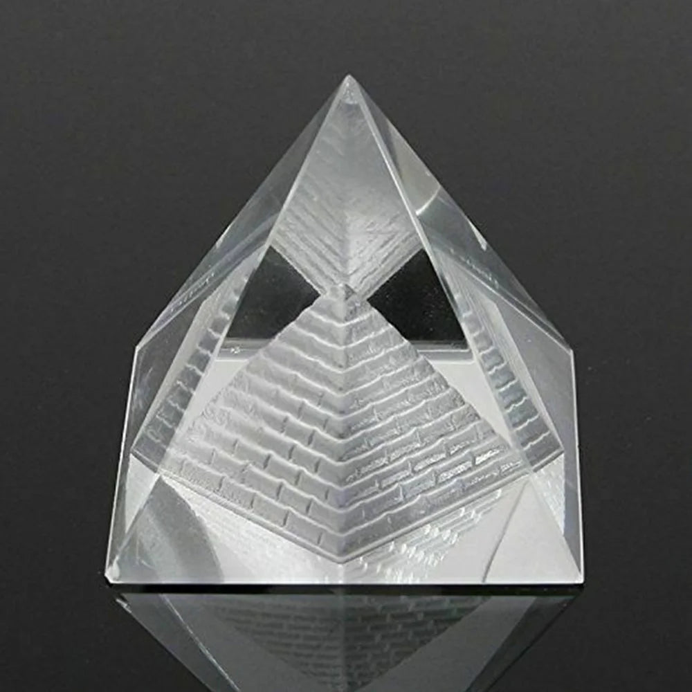 Feng Shui Egyptian Healing Pyramid for meditation, energy healing, and home décor.
