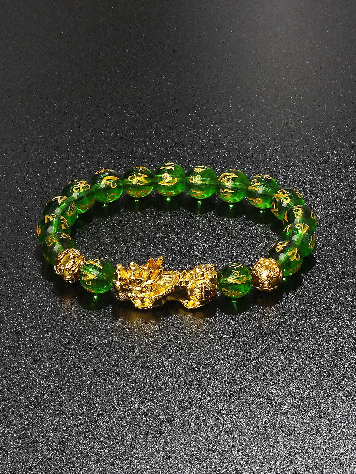 Feng Shui Pi Xiu Black Obsidian bracelet for financial luck, protection, and daily spiritual use.