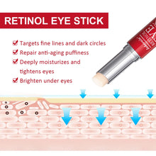 Firming retinol eye cream serum stick for women for under-eye care, skin tightening support, and dark circle appearance care.