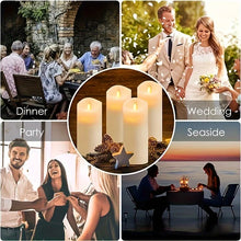 Flameless candle set with automatic timer function for effortless nighttime ambiance, shelf décor, and everyday decorative lighting.
