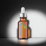 Natural Flax Seed Carrier Oil bottle for hair care, scalp massage, and skin conditioning use.