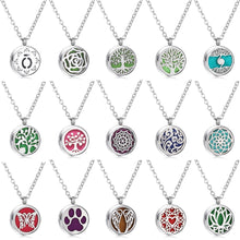 Mini Tree Flower Aromatherapy Locket diffuser pendant for essential oil use, calming scent wear, and daily relaxation.