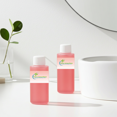 Flower Bomb fragrance oil bottle for candle making, soap crafting, and home fragrance use.