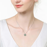 Mini Tree Flower Aromatherapy Locket pendant for holding fragrance pads and essential oils for aromatherapy on the go.