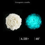 Fluorescent Peony Glow Candle botanical-style candle for floral aroma, decorative use, and peaceful indoor settings.