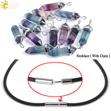 Fluorite crystal necklace pendant for meditation, emotional balance, and crystal healing wear.
