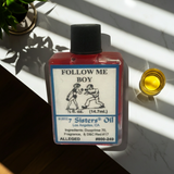Follow Me Boy Wish Oil ritual oil bottle for love-focused ceremonies, anointing, and manifestation work.