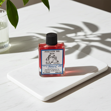 Follow Me Boy Wish Oil spiritual oil bottle for romance intention setting, prayer, and ritual practice.