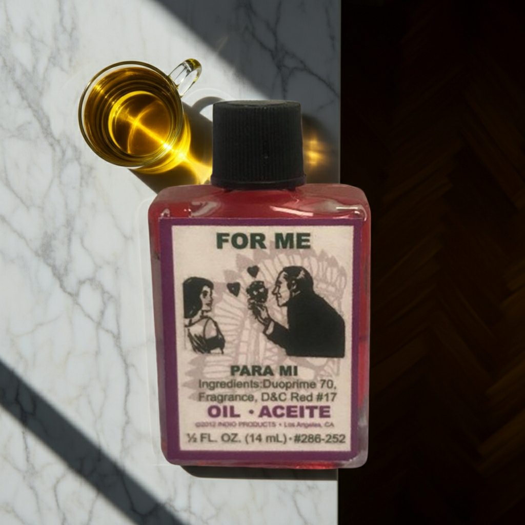 For Me Wish Oil prayer oil bottle for spiritual petitions, blessing work, and focused intention use.