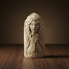 Freyja polyresin statue, front view
