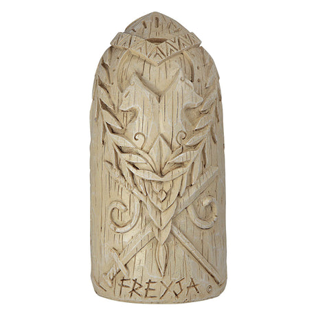 Freyja polyresin statue, side view