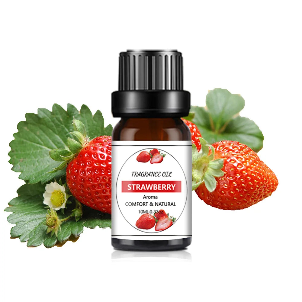 Fruit Flavor Essential Oil fragrance blend bottle for sweet aroma diffusion, candle scenting, and craft use.
