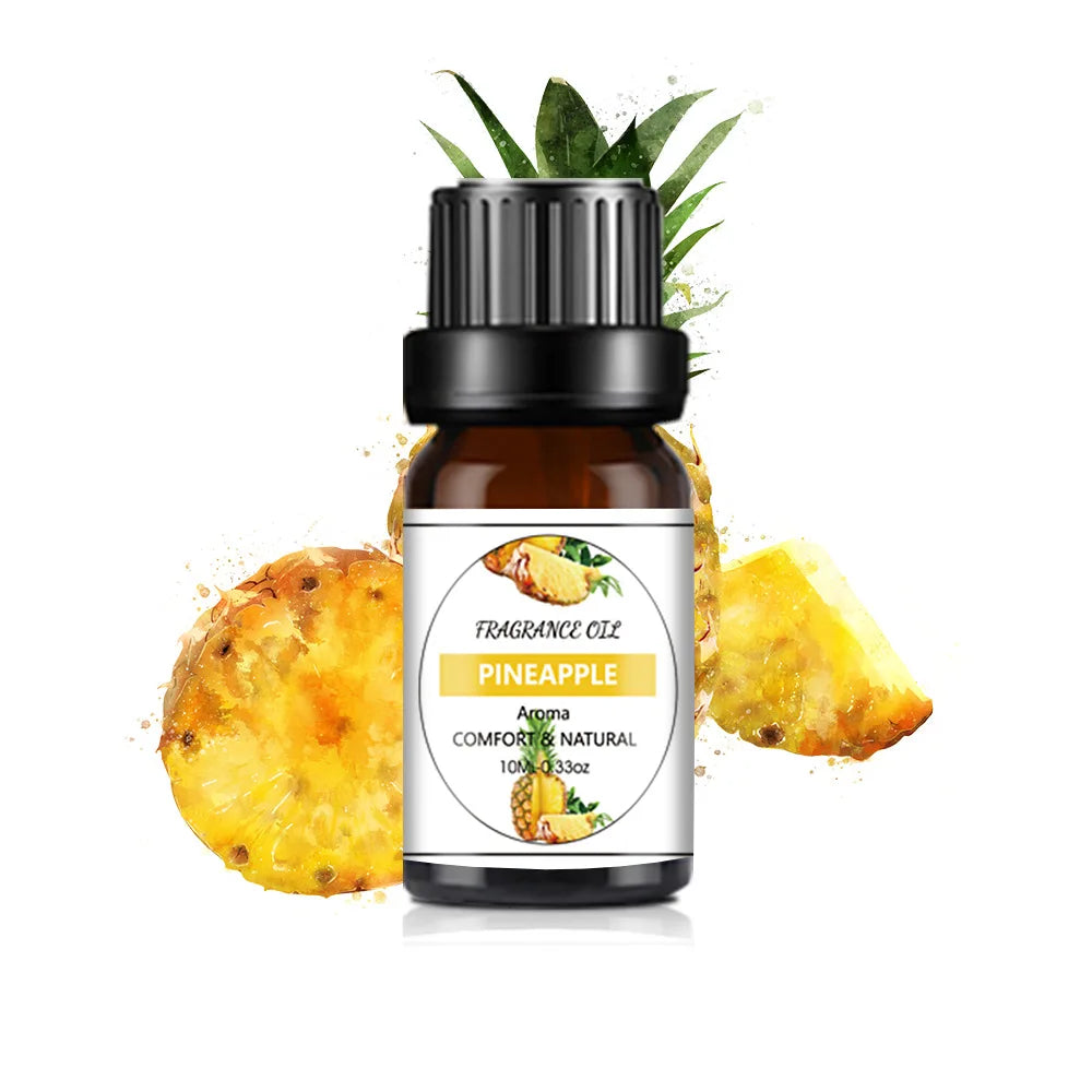 Fruit Flavor Essential Oil fruity scent bottle for adding sweet fragrance to diffusers, candles, and room aroma use.