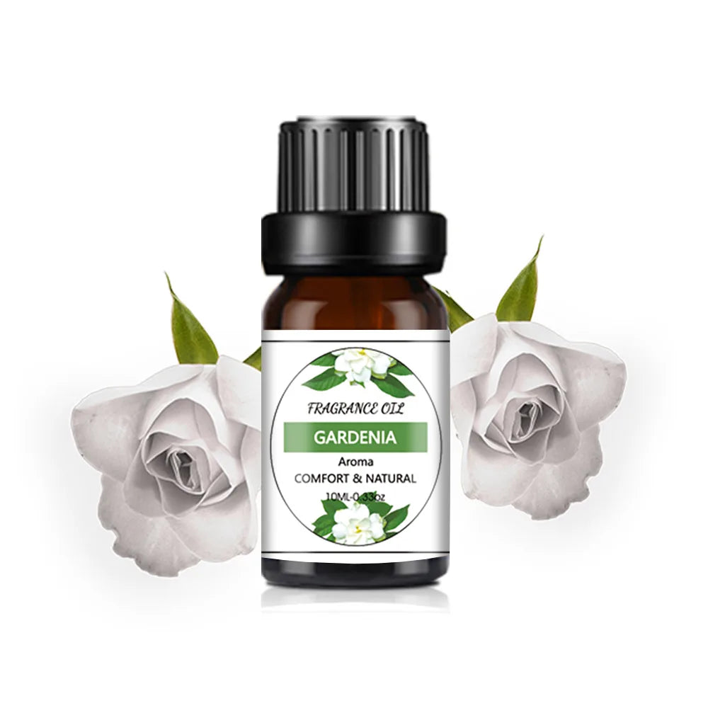 Fruit Flavor Essential Oil spa aromatherapy bottle for diffuser sessions, relaxation, and calming wellness use.