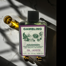 Gambling Wish Oil bottle for prosperity work, lucky number rituals, and gambling intention setting.