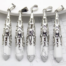 Gemstone pendulum tool for meditation, energy guidance, and spiritual cleansing practice.