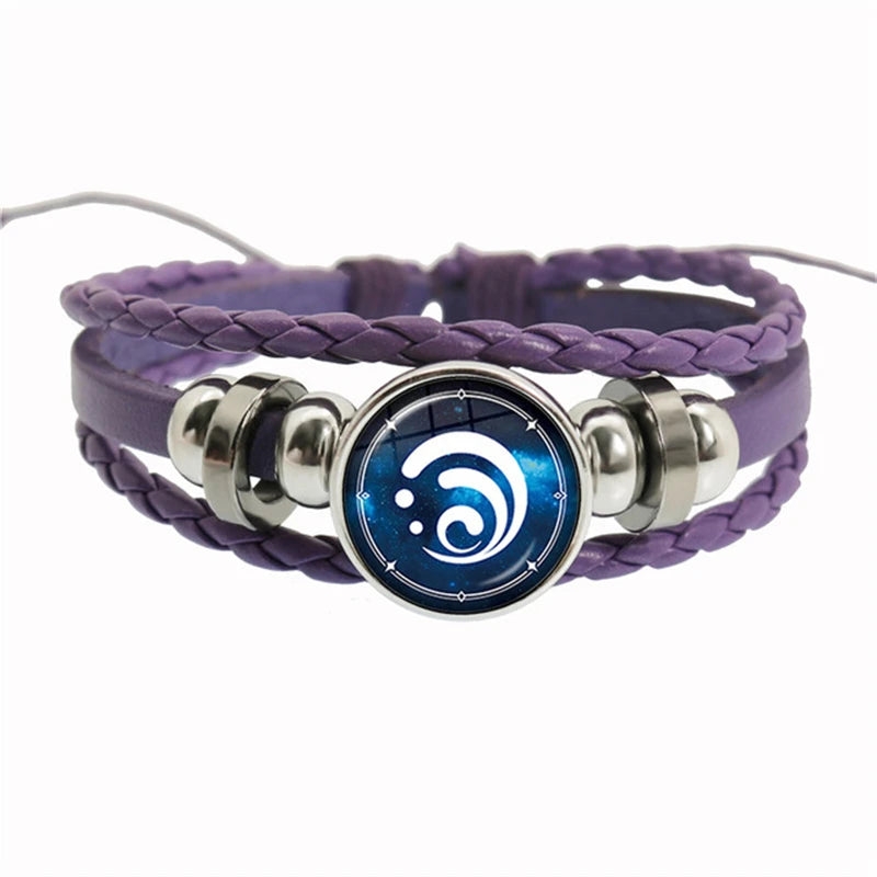 Genshin Impact Vision element bracelet accessory for cosplay dressing, themed gifting, and daily anime fandom wear.