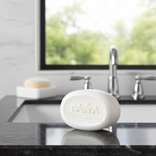 Gentle hypoallergenic soap bar for face and body cleansing, bathing, and sensitive skin care.