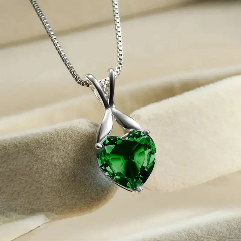 Geometric fashion necklace with CZ pendant for modern outfit styling, layering, and elevated everyday accessorizing.
