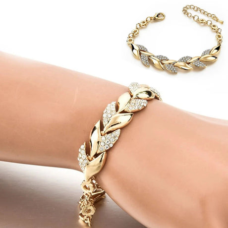 Giemi crystal bracelet in 925 sterling silver for gifting, party wear, and dressy outfits.
