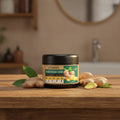 Ginger and Chebe Hair Growth Oil cream-oil blend for scalp treatment, hair regrowth, and thinning hair care.